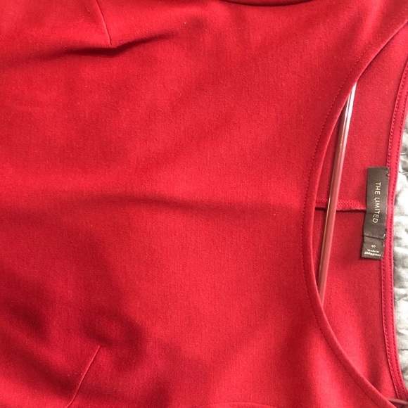 The Limited size small maroon dress - Picture 4 of 4